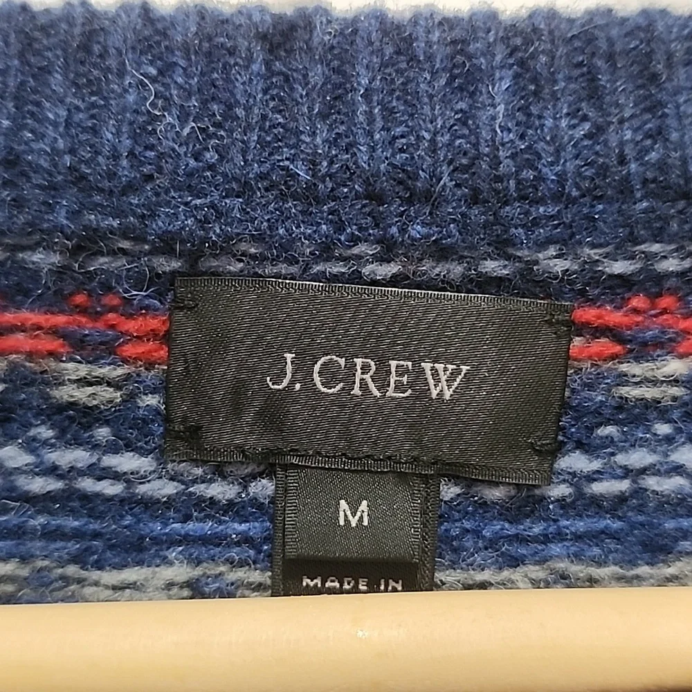 J. Crew 100% lambs wool sweater size M